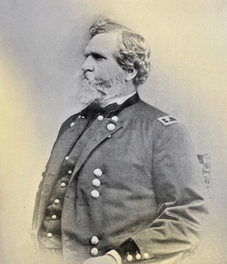 1912 Vintage Illustration Major General George Henry Thomas Rock of Chickamauga