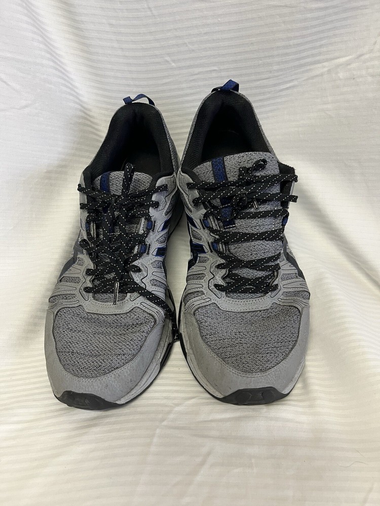 Men’s Asics gel venture seven gray with blue athletic sneakers size 14