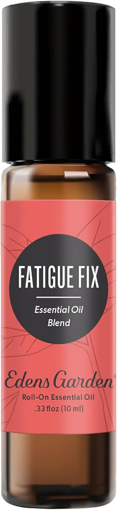 Edens Garden Fatigue Fix Essential Oil Roll-On Blend - 100% Pure Premium Grade Natural Aromatherapy Relief