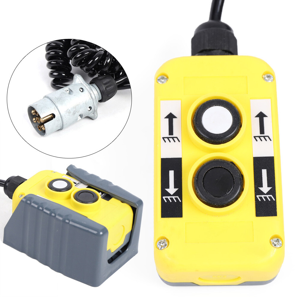 New 4 Wire Double-Acting Hydraulic Pump Remote Control Switch for Dump Trailer