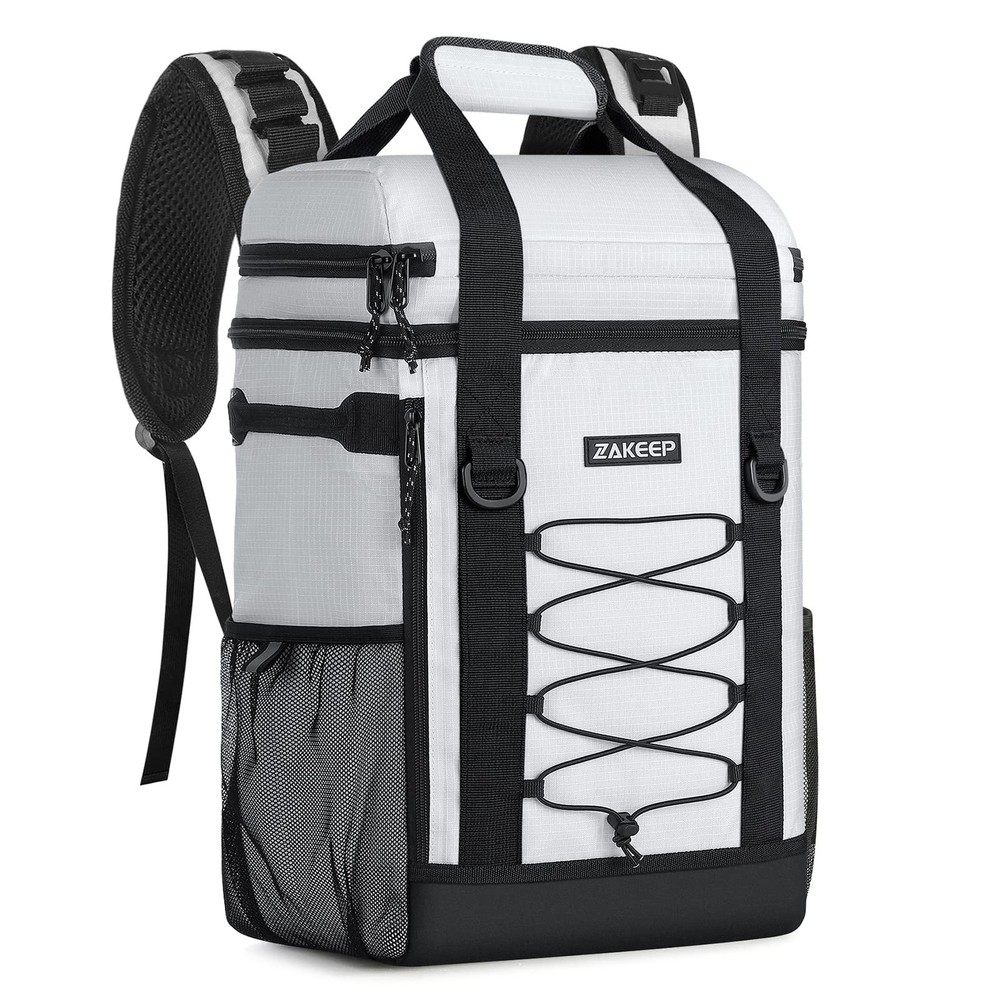 36-Can Insulated Leakproof Cooler Backpack with Padded Straps