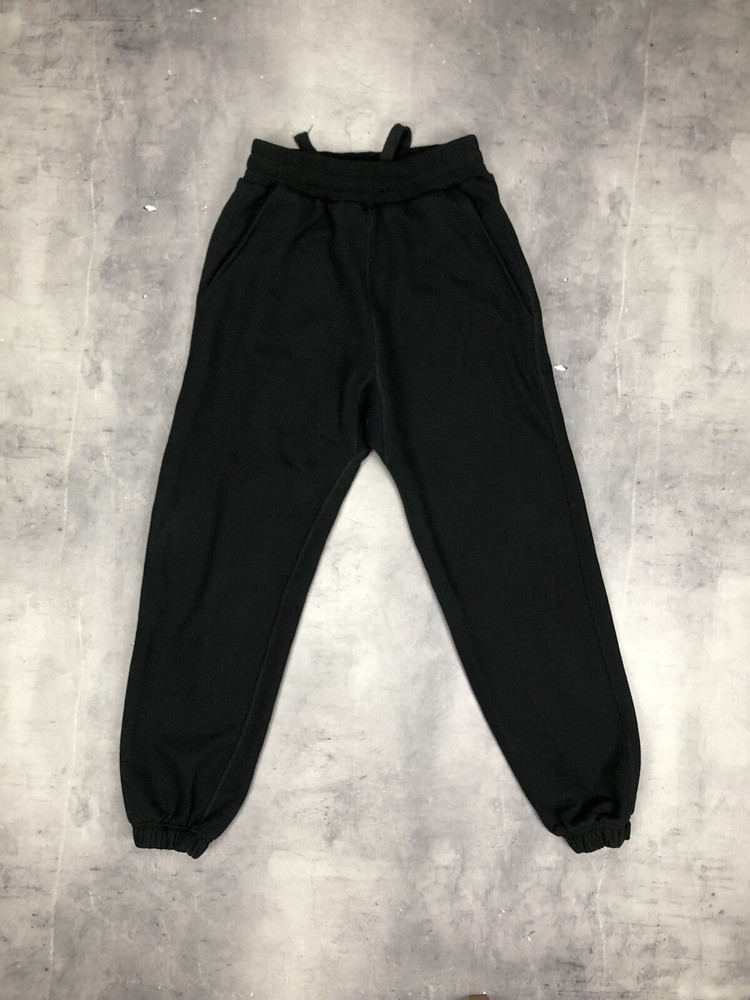 COLE BUXTON Heavyweight Jogger Trousers Cotton Blend black Size S