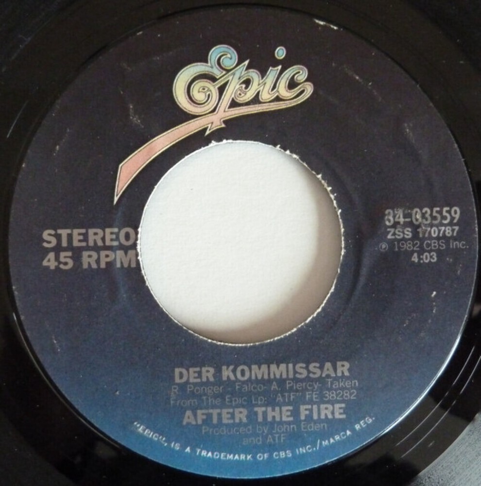 After The Fire - Der Kommissar / Dancing In The Shadows (7