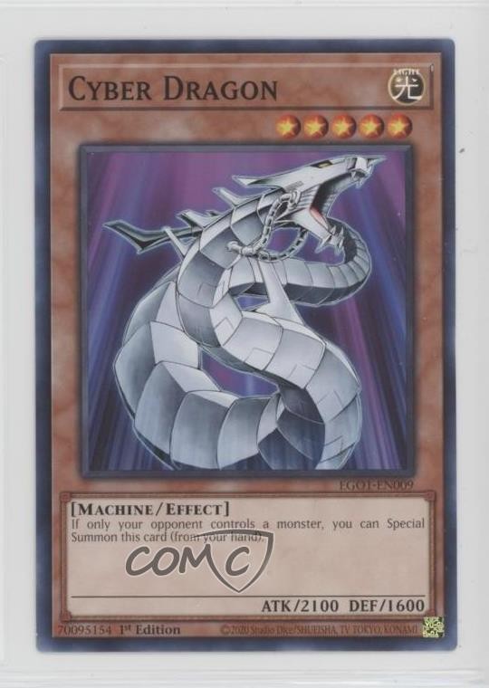 1st Ed Cyber Dragon YuGiOh Deck w/ Obelisk the Tormentor IC3-image