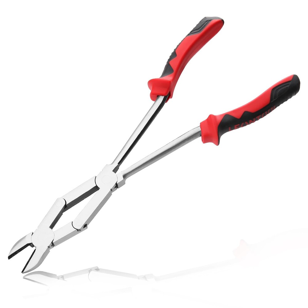 Long Reach XL Dual Pivot Wire Cutting Pliers Double-Joint Extra Side Cutters