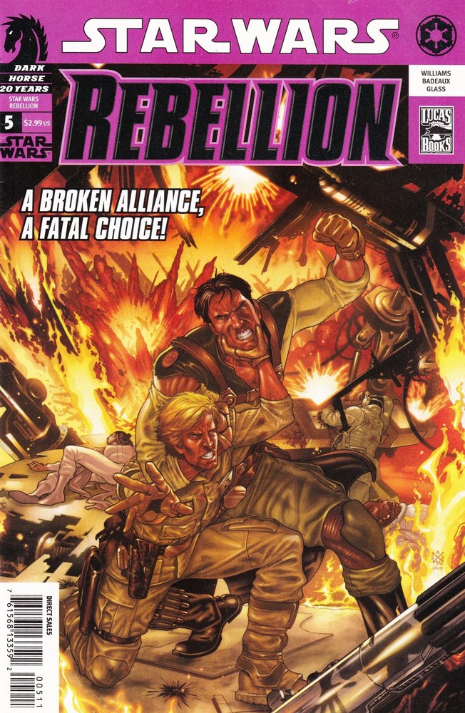 Star Wars: Rebellion #5 Direct Edition Cover Dark Horse Comics