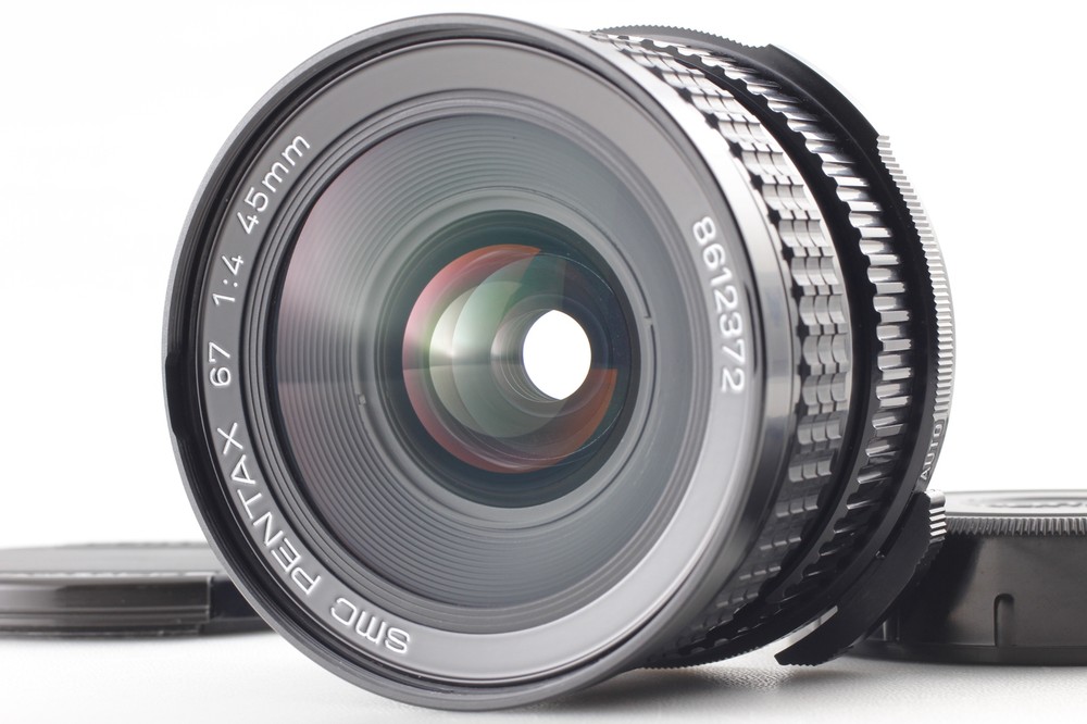 LATE [MINT] SMC Pentax 45mm f/4 Wide Angle Lens for 6x7 67 II Film Camera JAPAN
