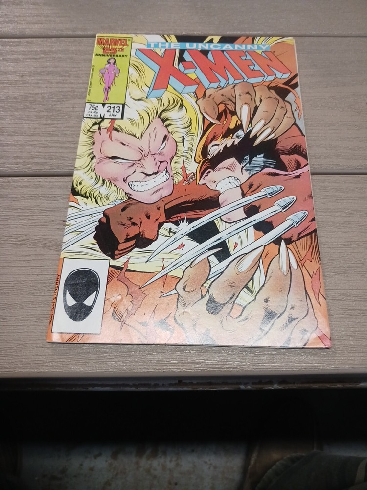 Uncanny X-Men #213 Marvel Comics 1987 Classic Issue