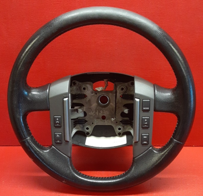 2005-2009 Land Rover LR3 Steering Wheel Black Leather w/ Cruise LR017035