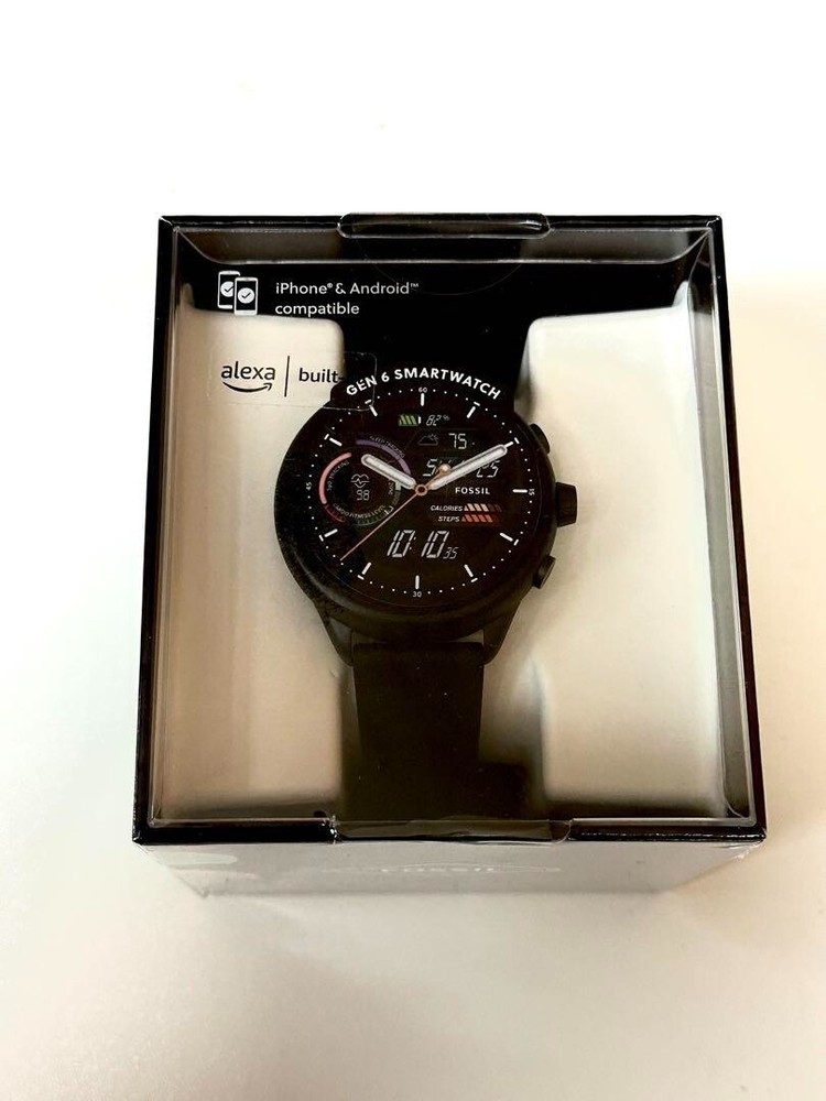 FOSSIL GEN6 FTW4069 Smart Watch Black 44mm