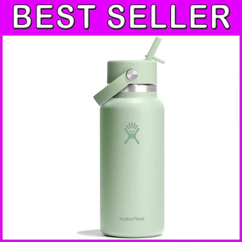 Water Bottle - Insulated Stainless Steel - Wide Mo