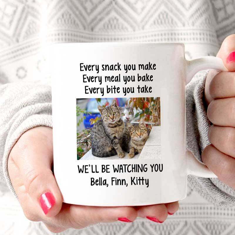 Will Be Watching You Personalized Cat Coffee Mug Love Gift Funny Mug