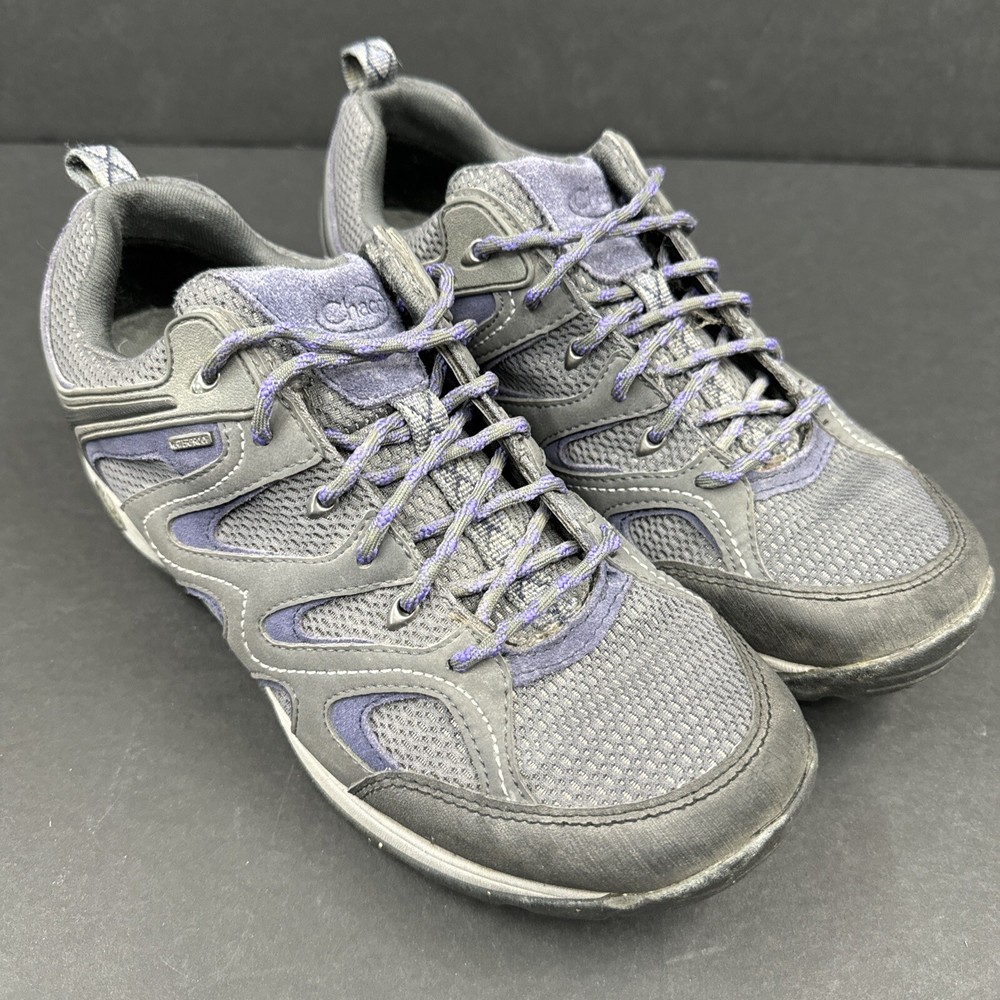 Chaco Layna Womens Waterproof Hiking Shoes Purple Grey US Size 10