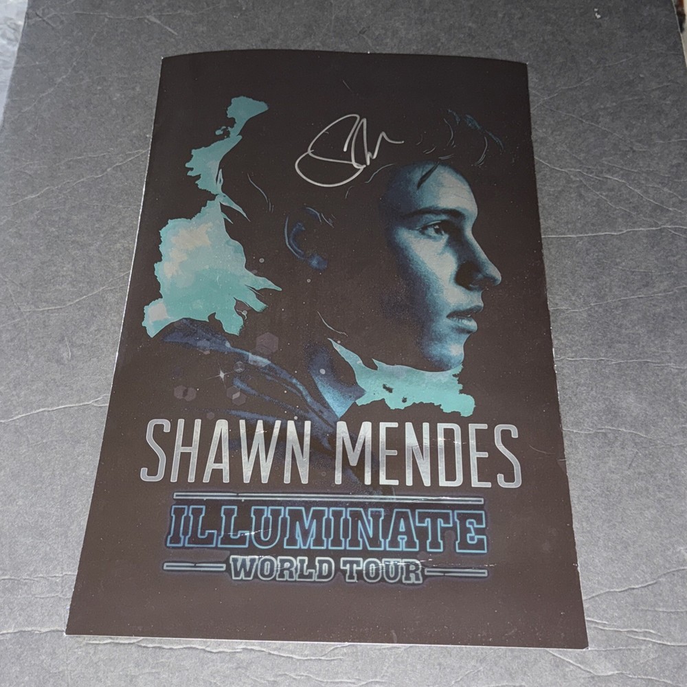 Póster Illuminate World Tour firmado por Shawn Mendes