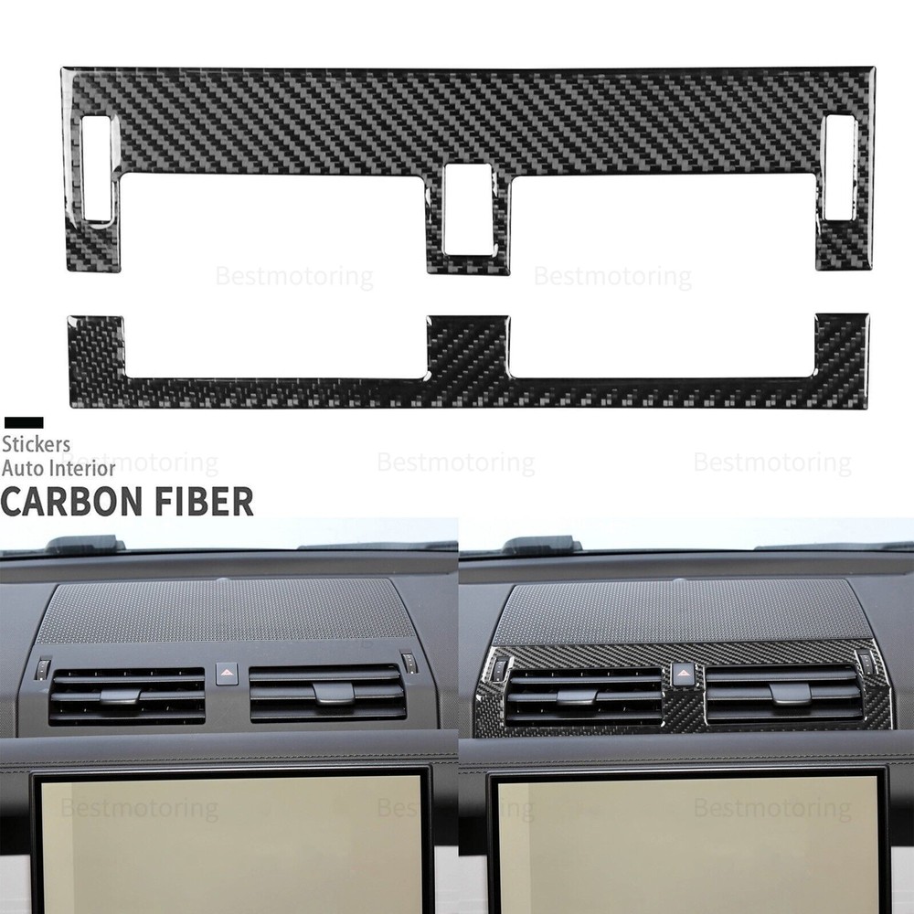 Real Carbon Fiber Central Air Vent Outlet Cover For Land Rover Defender 2020-24
