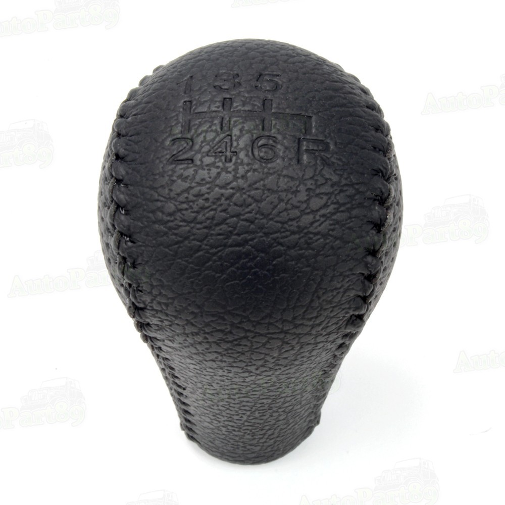 6 Speed Leather Gear Shift Knob For Nissan NP300 Frontier Double Cab 2005-2015