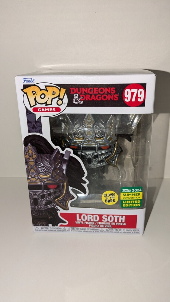 Glow-in-the-Dark Funko Pop Lord Soth Dungeons & Dragons SDCC 2024 Exclusive #979