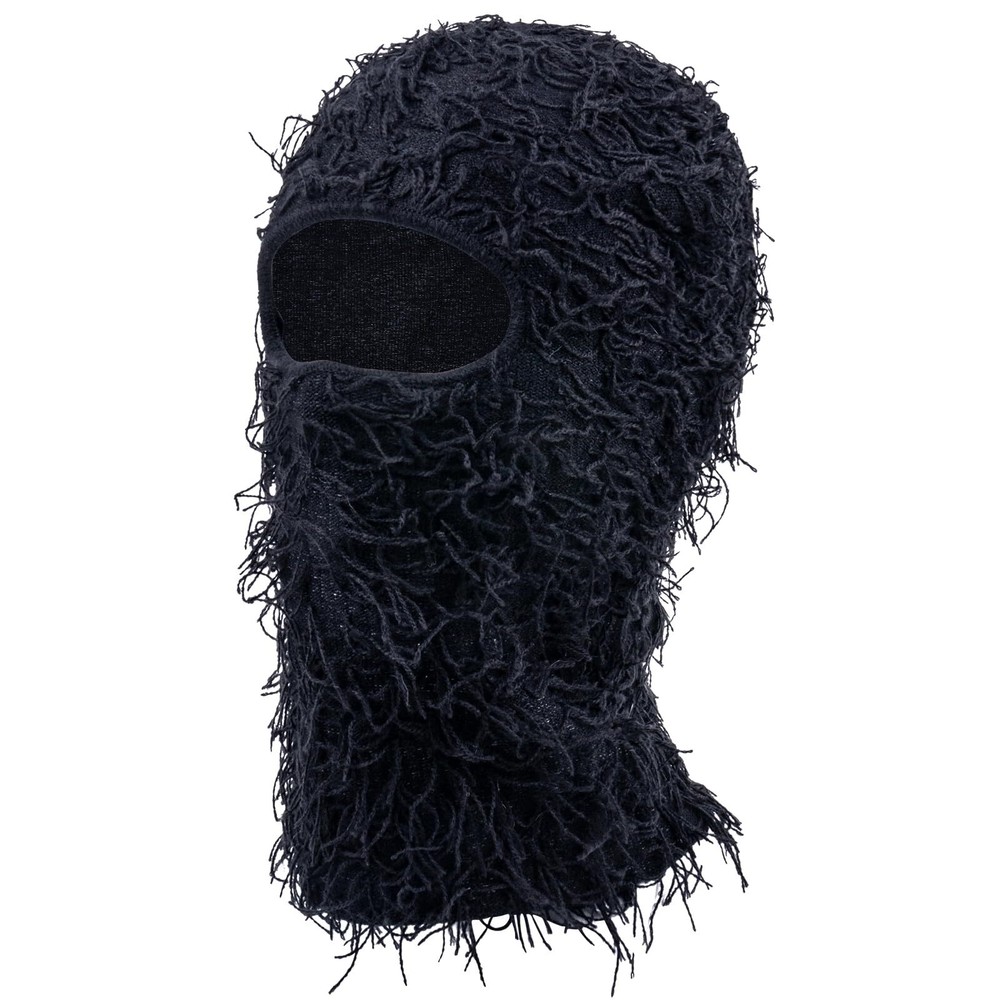 Distressed Balaclava Ski Mask, Shiesty Yeat Airsoft Camo Knitted Face Mask fo...