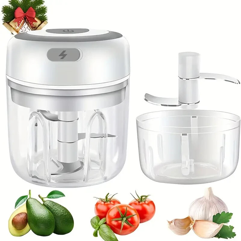 Mini 250ml Wireless Electric Food Chopper for Effortless Blending  