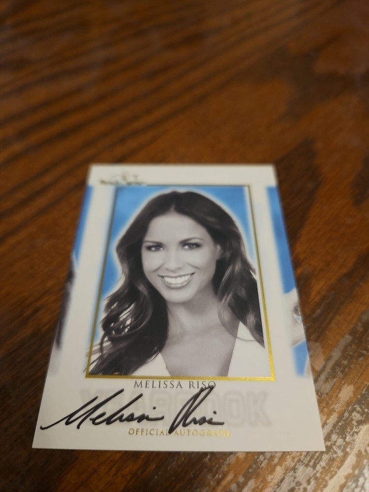 2014 Benchwarmer Hot For Teacher Yearbook Autograph Melissa Riso Auto Playboy
