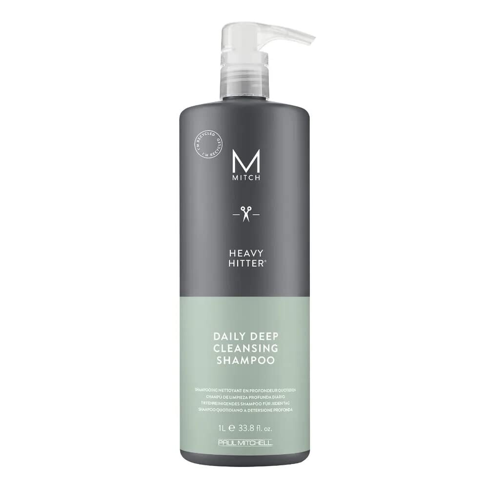 by Paul Mitchell Heavy Hitter Daily Deep Cleansing Shampoo for Men, For All H...