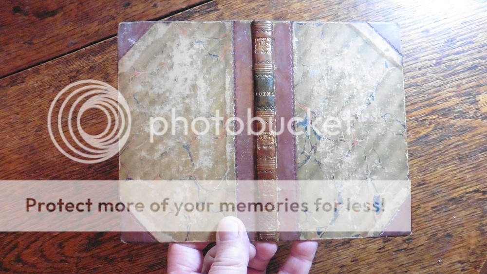 GILT LEATHER BINDING SCOTTISH POETRY 1819 THOMAS CAMPBELL THE PLEASURES OF HOPE