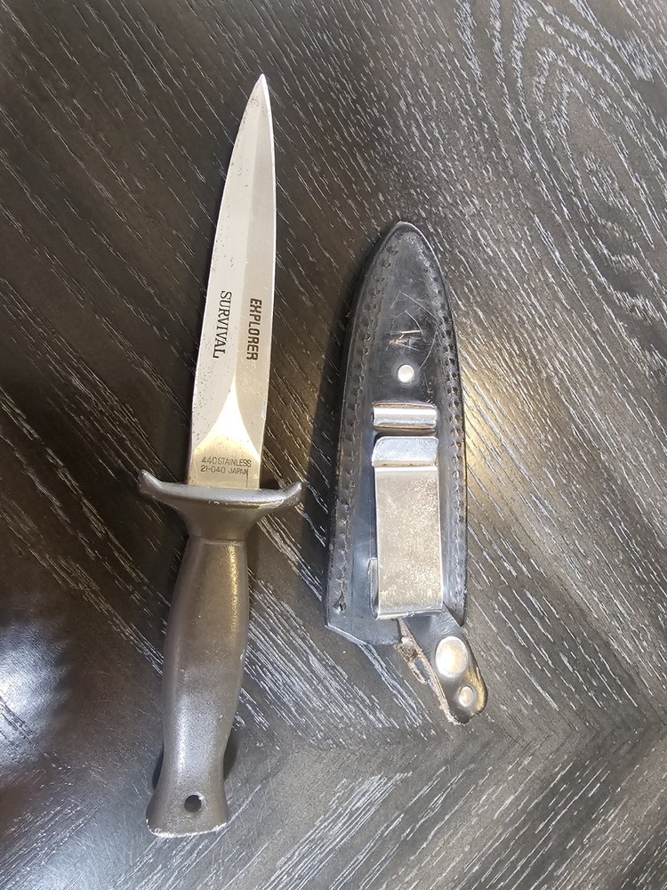 Japanese-Made Edge Mark Explorer Survival Knife Model 21-040