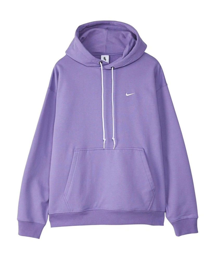 Nike Solo Swoosh Space Purple French Terry Hoodie Jacket for Men Sizes XS-XL NBY