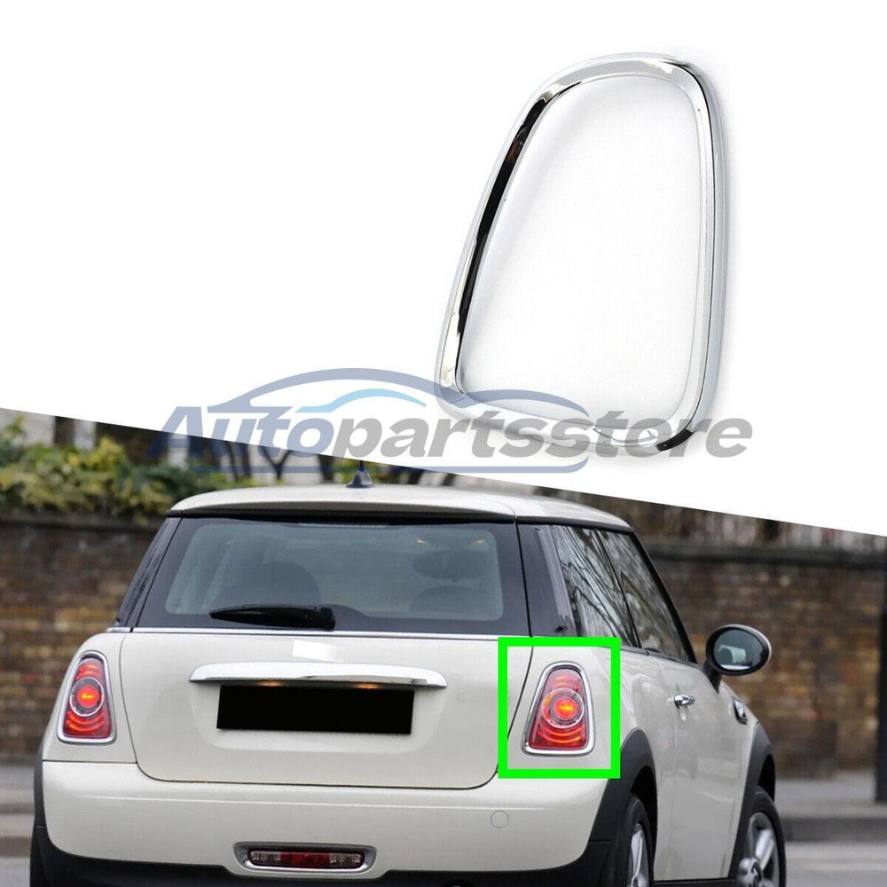 Chrome Tail Light Cover Lamp Trim For BMW Mini R56 R57 R58 R59 2007-2013 Right