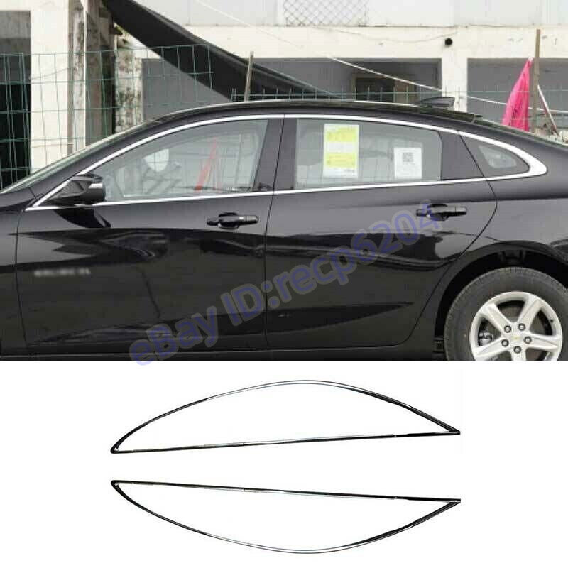 Chrome Cover Trim For Chevrolet Malibu 2016-21 Steel Windows Strip Sill Molding
