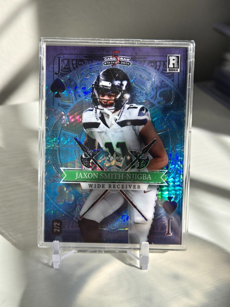 2023 Wild Card Draw Jaxon Smith-Njigba Jack of Spade /2 #SD-JS