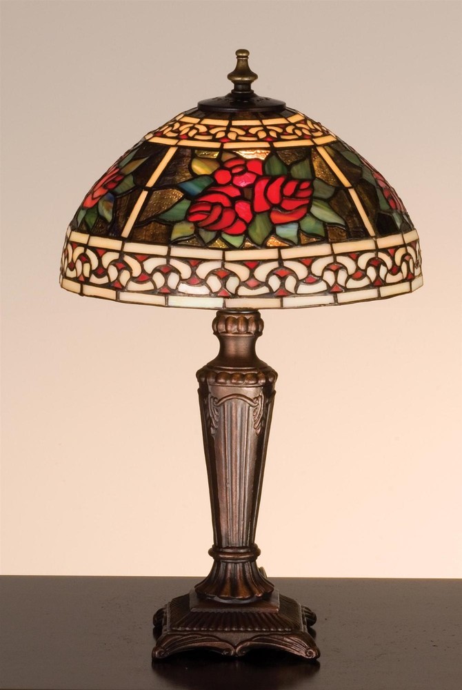 Meyda Tiffany 37790 Stained Glass / Tiffany Accent Table Lamp - Tiffany Glass