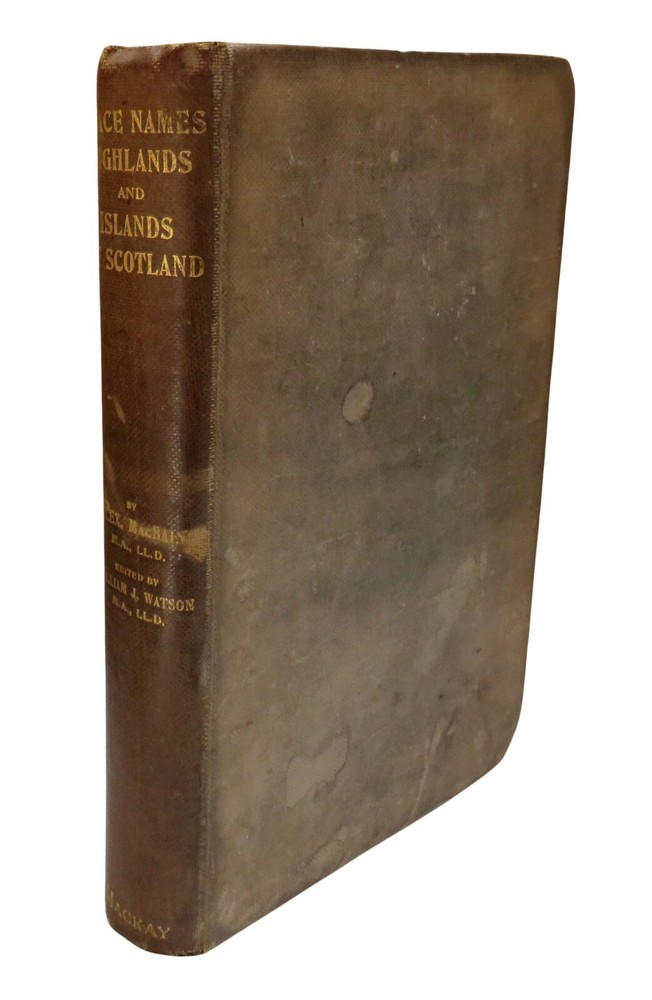 Place Names Highlands & Islands of Scotland By Alex MacBain 1922