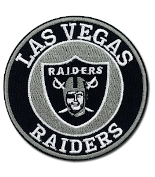 LAS VEGAS RAIDERS - NFL - NATIONAL FOOTBALL LEAGUE - Embroidered Iron On Patch