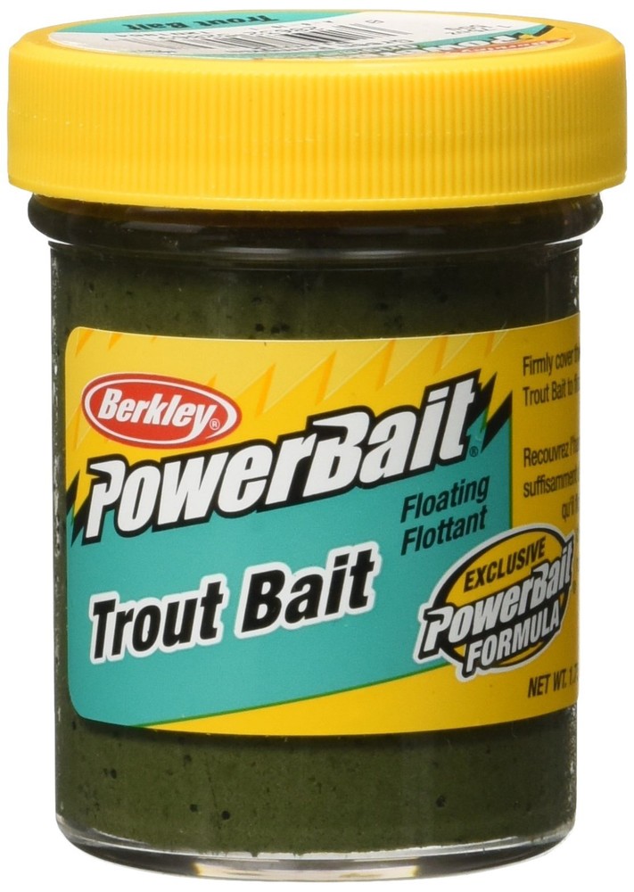 Berkley PowerBait Green Pumpkin Trout Dough Bait 30 Years Proven
