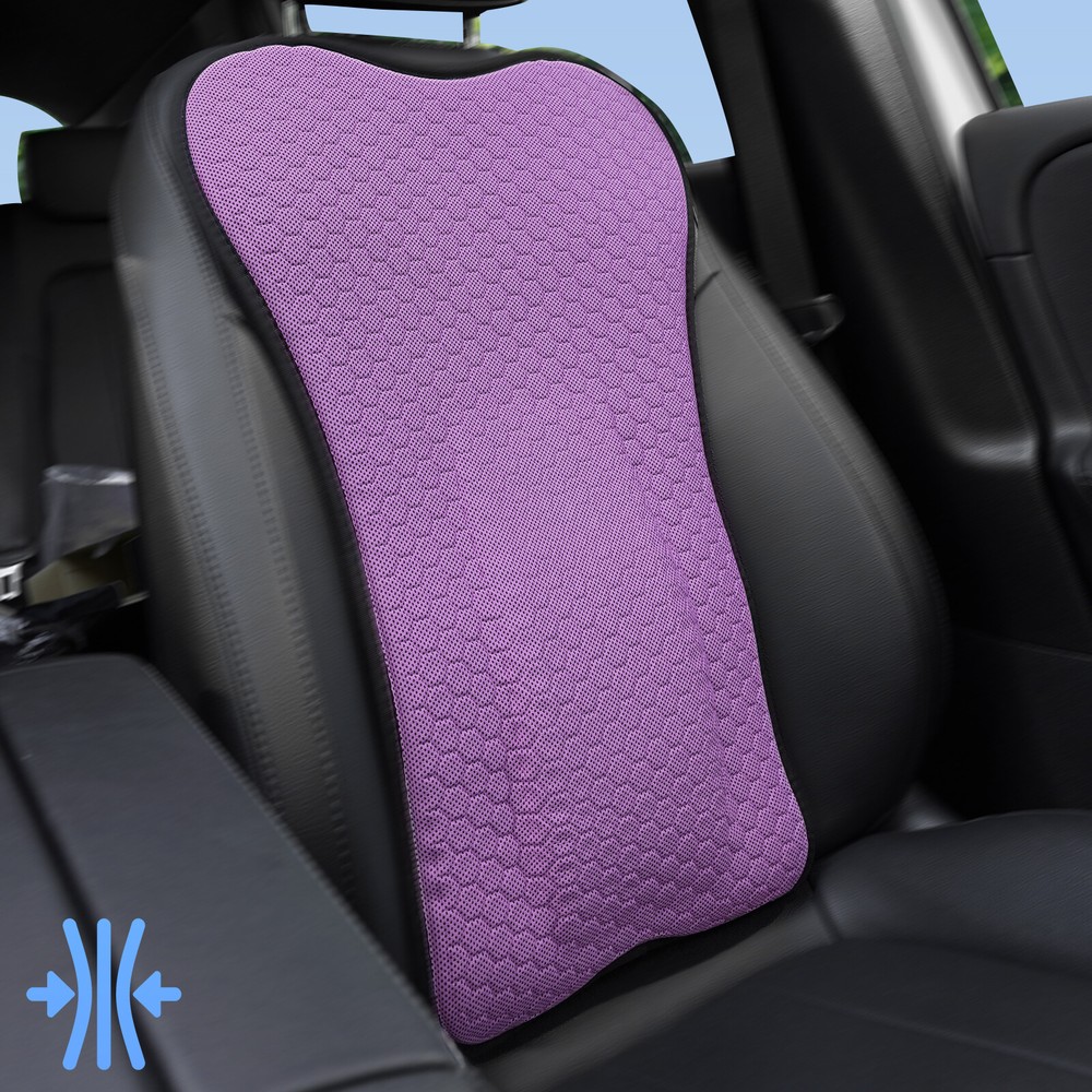 Lumbar Cushion Gel Lumbar Support for Car Auto Universal Seat Back Waist Pillow