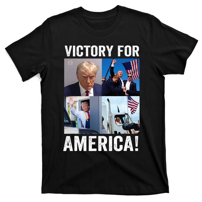 T-Shirt Trump Victory Trump Wins 2024 Election President Celebration Unisex