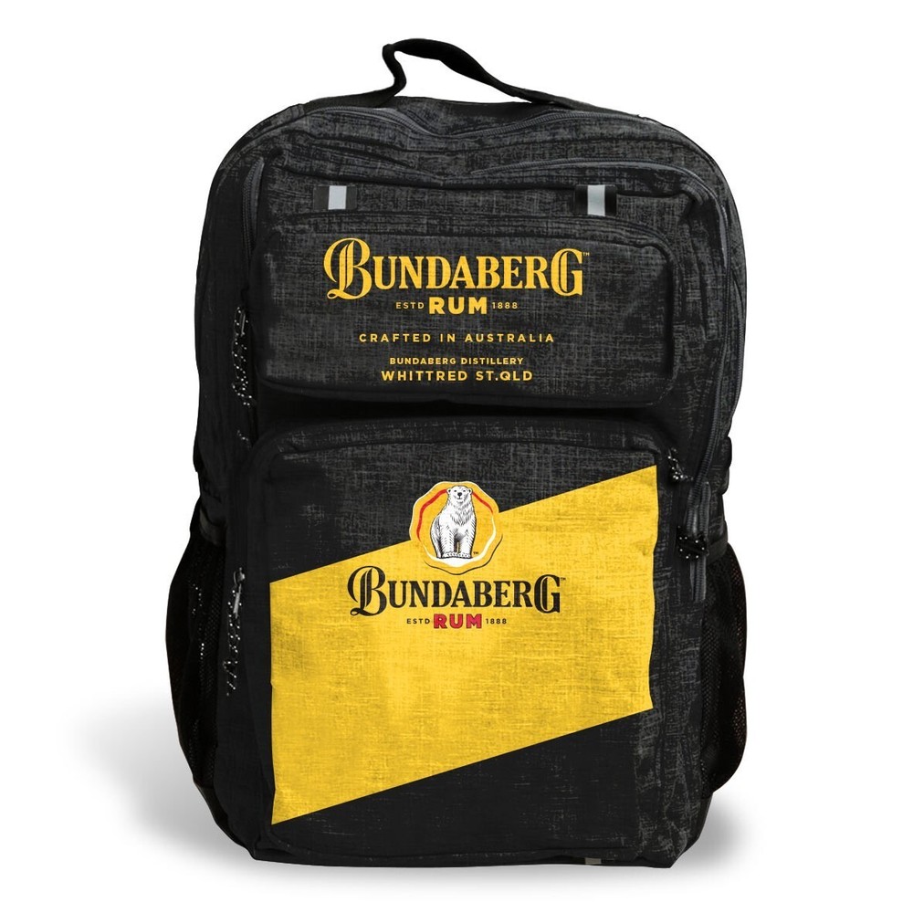 Bundy Bundaberg Rum Back Pack Backpack Bag Man Cave Fathers Day Gift