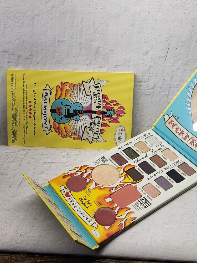 The Balm Rockstar Palette Face Palette BALM OF JOVI  Eyes Cheeks Lips- New