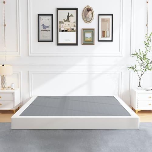 Heavy Duty Metal Box Spring Mattress Foundation 3000lbs Max Queen 5 Inch