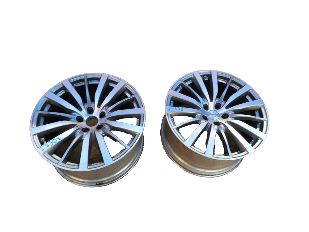 2014-2015 Maserati Ghibli 19x10J OEM Wheel Rim Pair 670016856