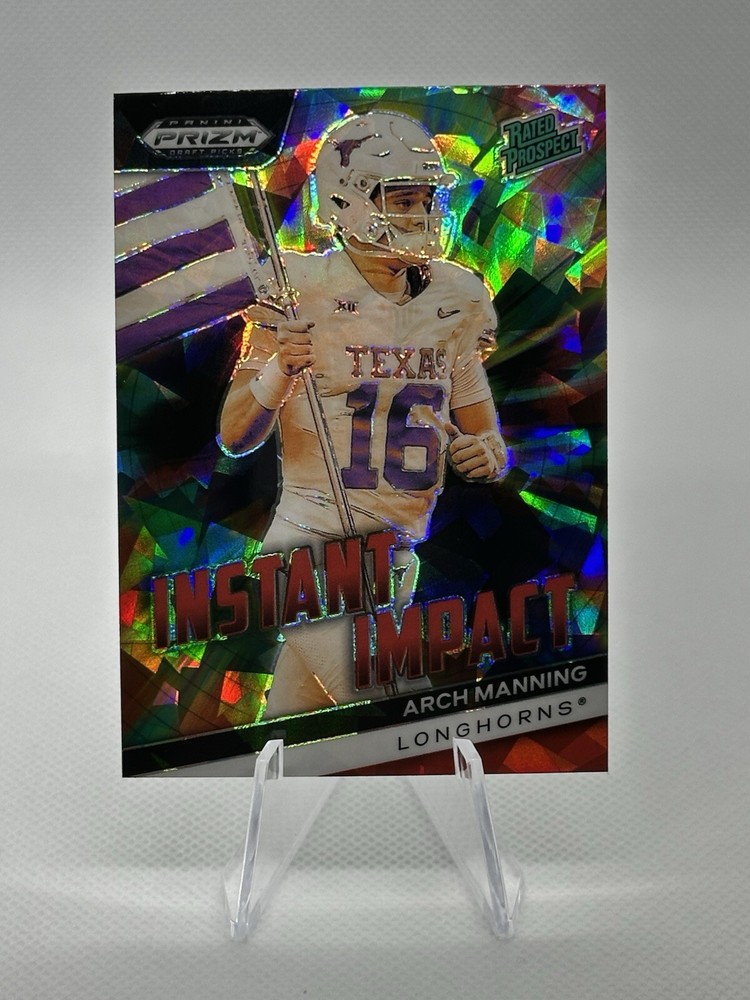 2024 Prizm Draft Picks Arch Manning (#II-AM) Red Ice Instant Impact RP