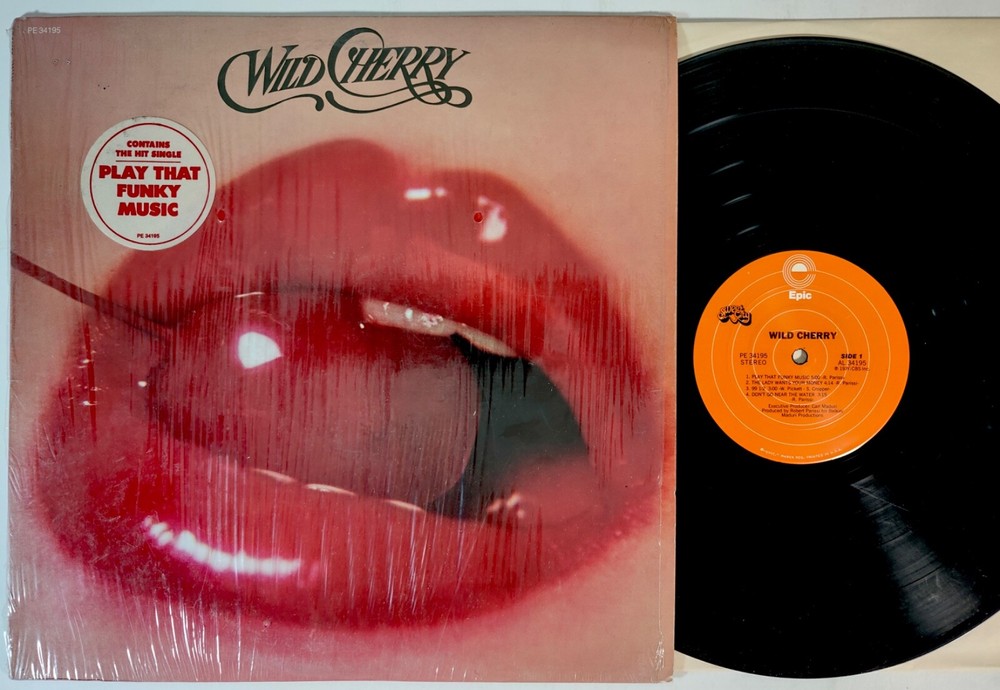 Wild Cherry Self-Titled LP Still in shrink Hype sticker