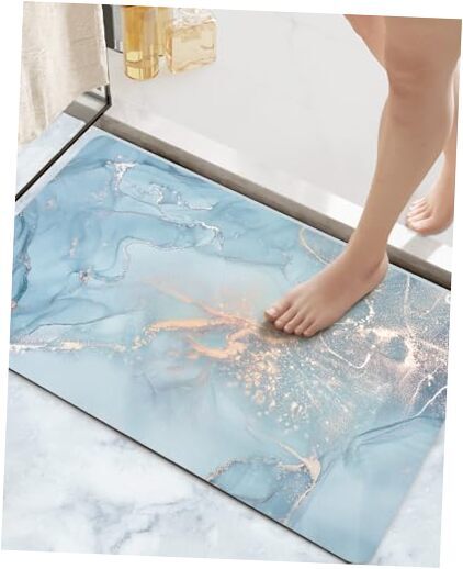 Bath Mat Rugs Bathroom Floor Mat Super Absorbent Ultra Thin Low 17