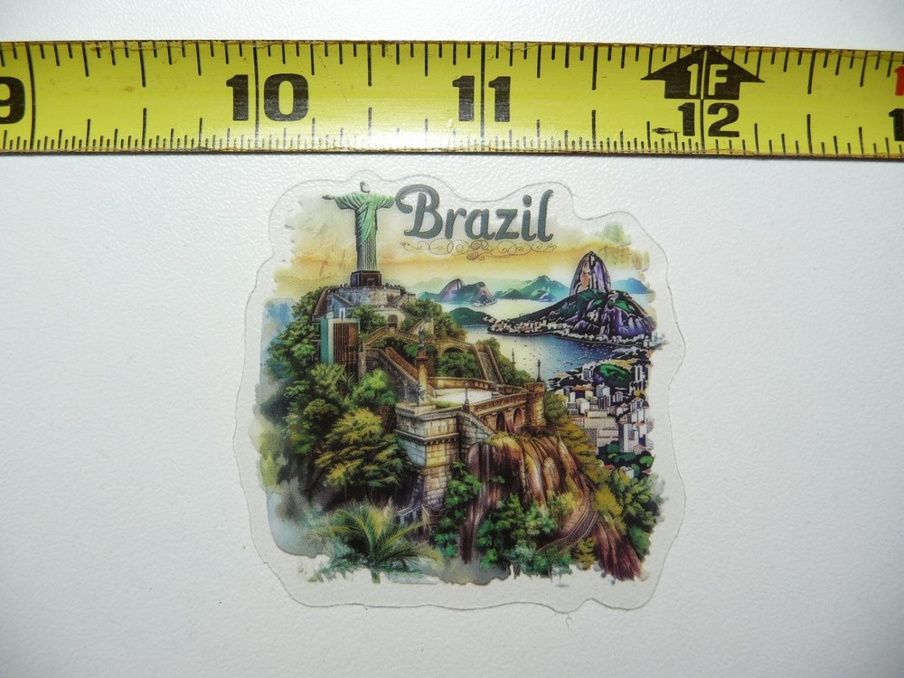 RIO DE JANEIRO STICKER DECAL TRAVEL VIEW SITE COLORFUL VISIT VACATION