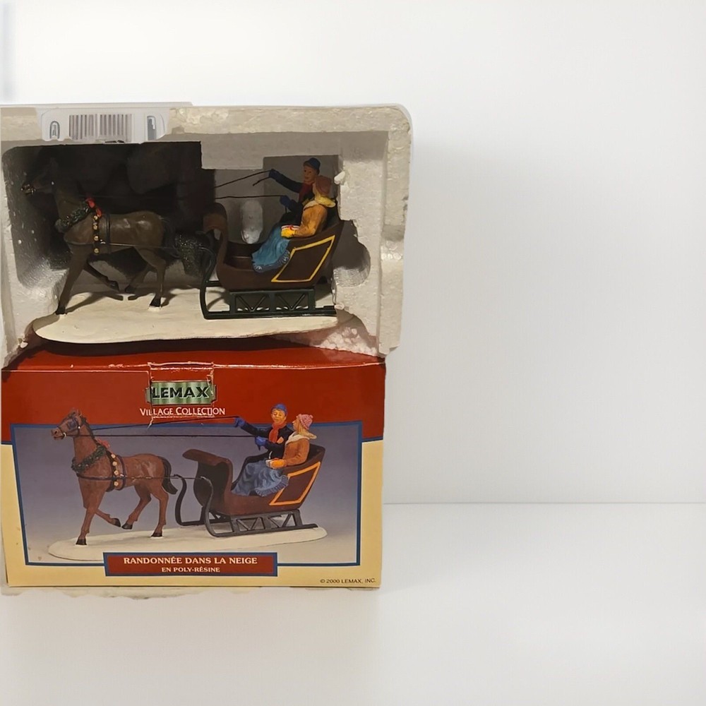 Lemax Village Collection, Dashing Through the Snow Vintage 2000 Boxed
