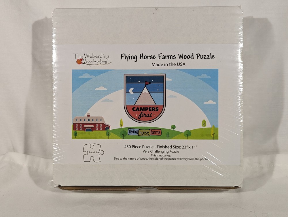 Tim Weberding Woodworks Gatlinburg TN Flying House Farms Jigsaw Puzzle New