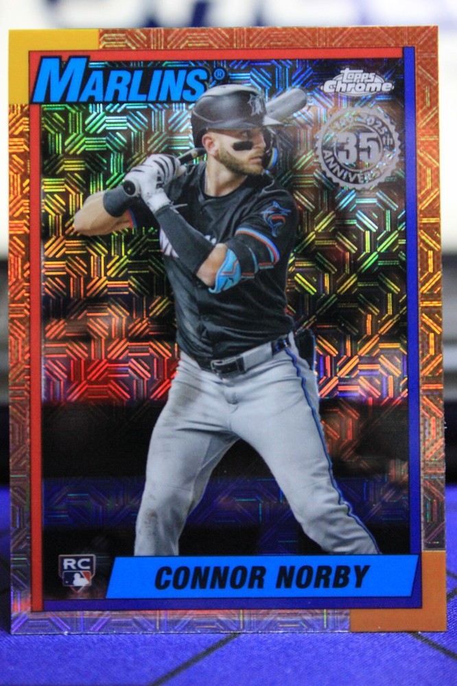2025 Topps Connor Norby Silver Pack Mojofractor Rookie Card