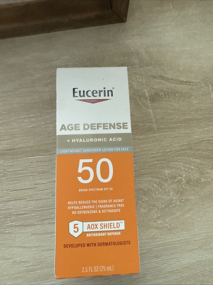 Eucerin Sun Age Defense SPF 50 Face Sunscreen Lotion 2.5 oz