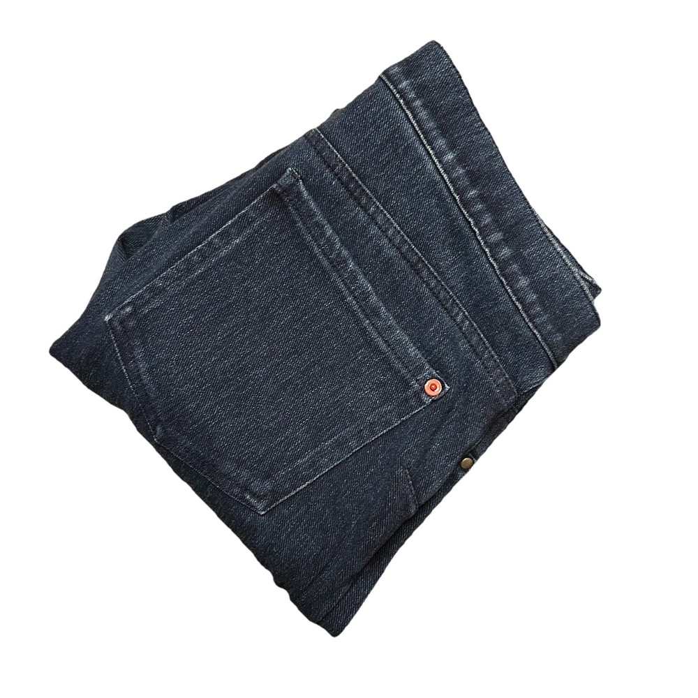 Spanx Structured Leggings in Dark Blue Denim Wash Size Large 2420